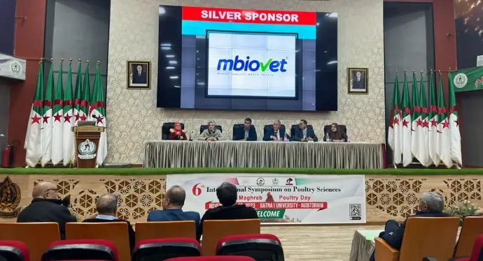 MBIOVET Silver Sponsor du symposium des sciences avicoles